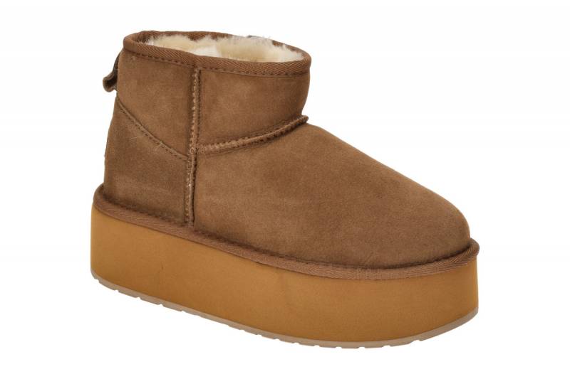 EMU STINGER MICRO FLATFORM W13082 CHES hell-braun - Winterstiefelette f?r Damen von EMU