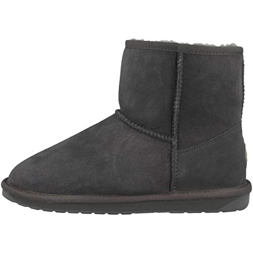 EMU Australia Damen Stinger Mini Schneestiefel, Grau (Charcoal), 38 EU von EMU Australia