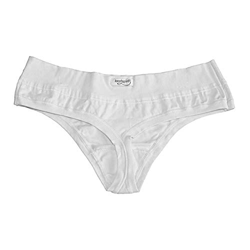 Emy Stringtanga aus Baumwolle und Modal mit niedriger Taille (3 Stück), Weiß 4 von EMY - LOVELYGIRL