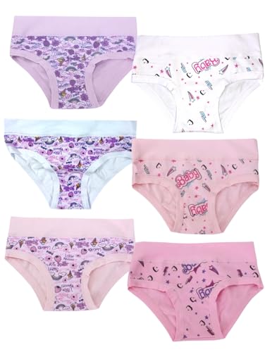 EMY Mädchen-Unterwäsche für Mädchen, 2-3-4-5-6-7-8-9-10-11-12 Jahre, elastische Baumwolle, hypoallergene Farben, Emy, 3 Jahre von EMY