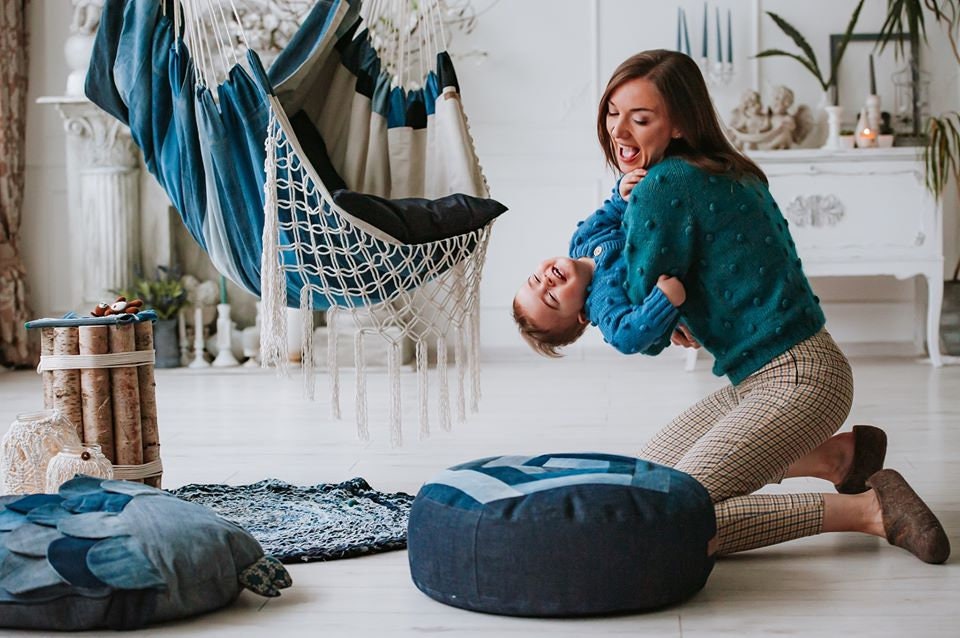 Popcorn Pullover, Strickpullover Für Frauen, Handgestrickter Marine Strickjacke, Strickpullover von EMiCraftsLT