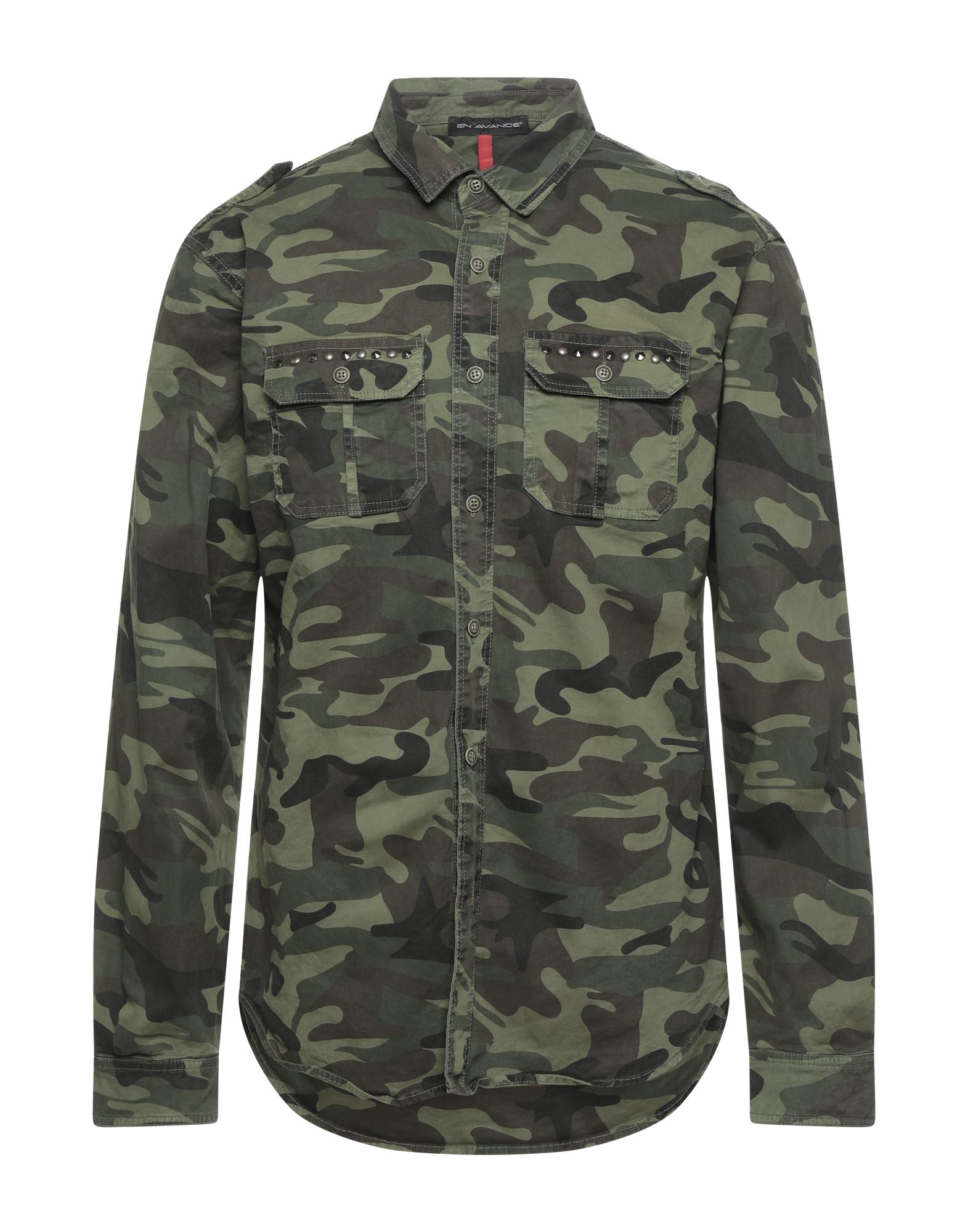 EN AVANCE Hemd Herren Militärgrün von EN AVANCE