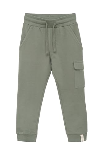 En Fant ENSweatpants Jungen Kinder Jogginghose Sweathose Hose mit Taschen 95% Baumwolle, 5% Elasthan Regular Fit, Farbe:Sea Spray (9212), Größe:134 von EN FANT