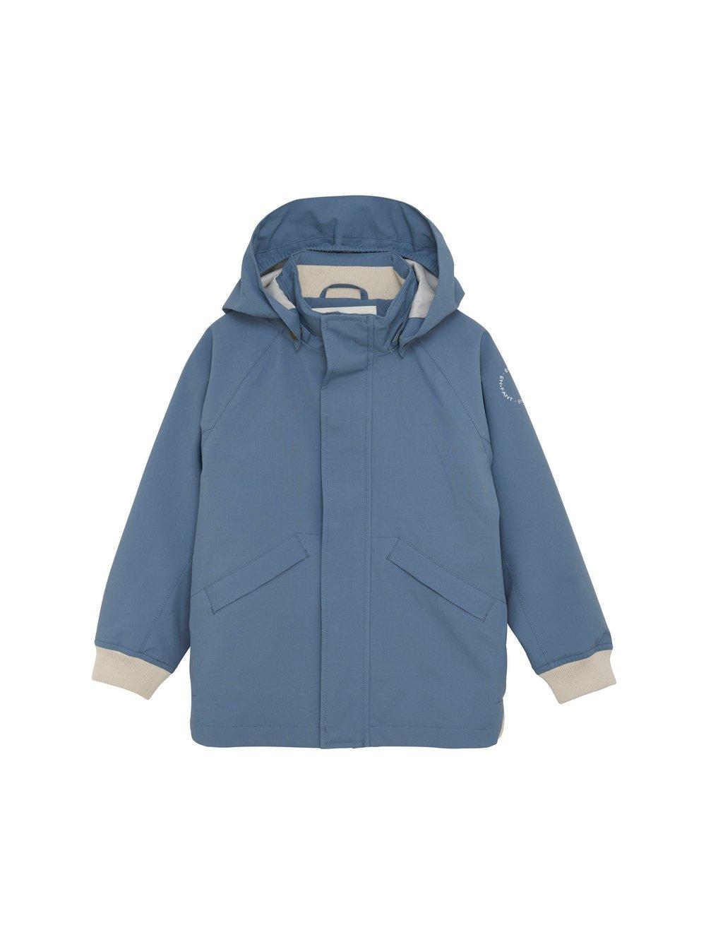 En Fant Softshelljacke Jungen gemustert, blau von EN FANT