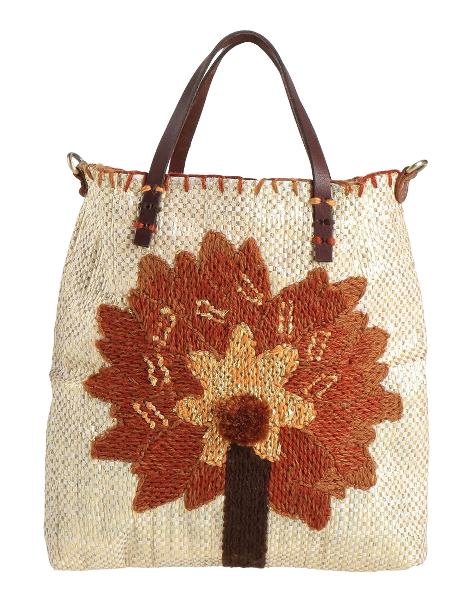 EN SHALLA Handtaschen Damen Beige von EN SHALLA