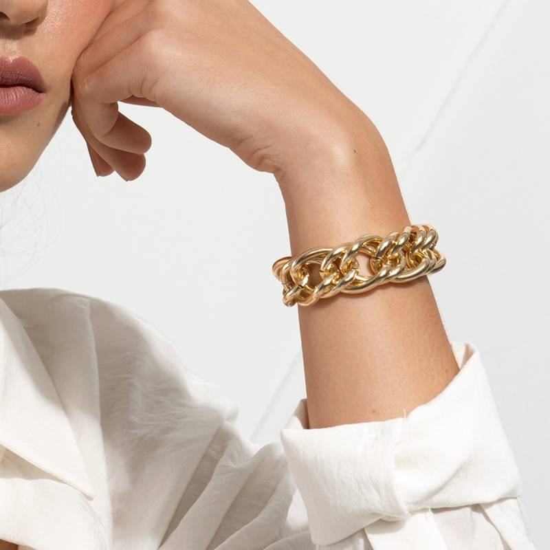 Iole Goldfarbenes Kettenarmband von ENAENAshop