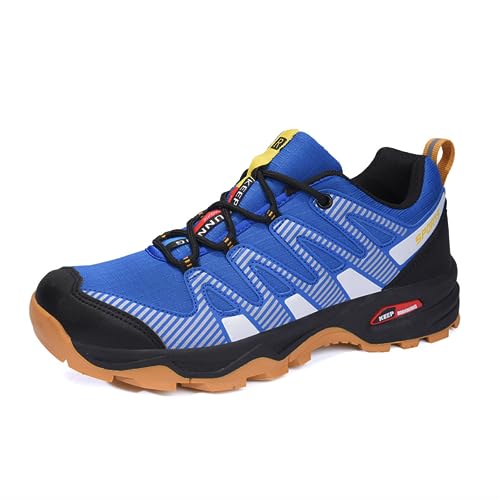 ENCOMAG Herren Wanderschuhe, Ultra Leicht Atmungsaktiv Trekking- & Wanderschuhe rutschfeste Sneaker, Outdoor Stabil und Gedämpft Trekkingschuhe von ENCOMAG