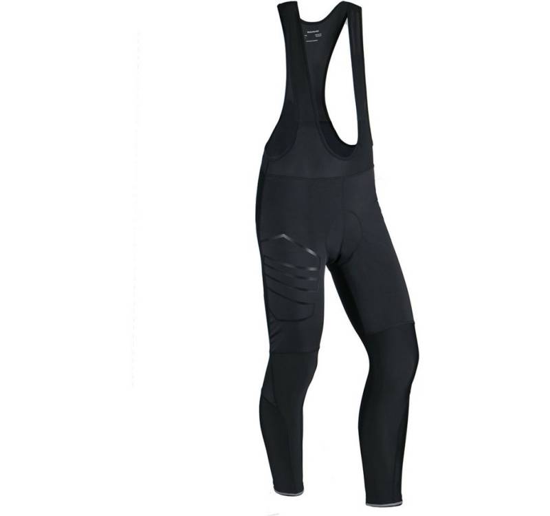 ENDURANCE Fahrradhose Gorsk Long Windblock Cycling Tights mit BIB schwarz Herren von ENDURANCE