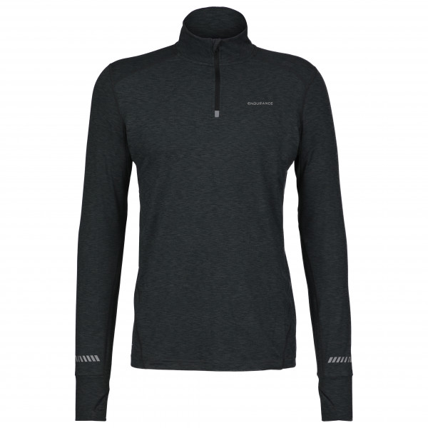 ENDURANCE - Tune Melange Midlayer - Longsleeve Gr 3XL;4XL;L;M;S;XL;XXL grau;oliv/grau;schwarz von ENDURANCE