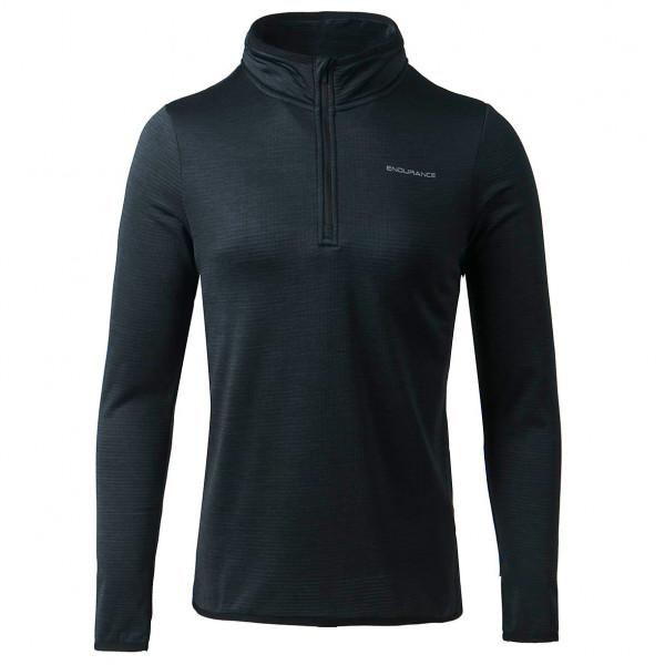 ENDURANCE - Women's Vironic Waffle Melange Loose Fit Midlayer - Fleecepullover Gr 34 schwarz von ENDURANCE