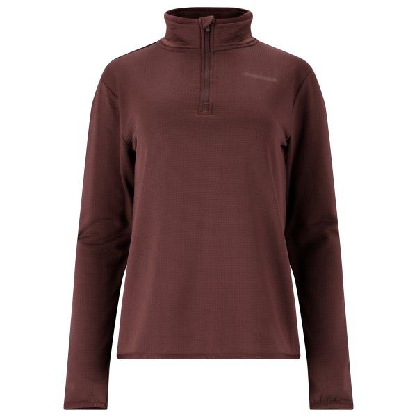 ENDURANCE - Women's Vironic Waffle Melange Loose Fit Midlayer - Fleecepullover Gr 38 braun von ENDURANCE