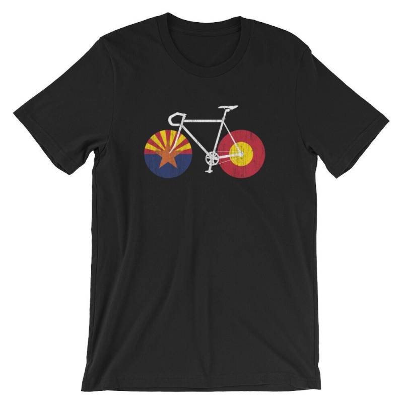 Ride Arizona Radfahren Tshirt - Arizona Wüste Radfahren, Fahrrad, Inspiriert Kurzarm Unisex T-Shirt von ENDUdesigns