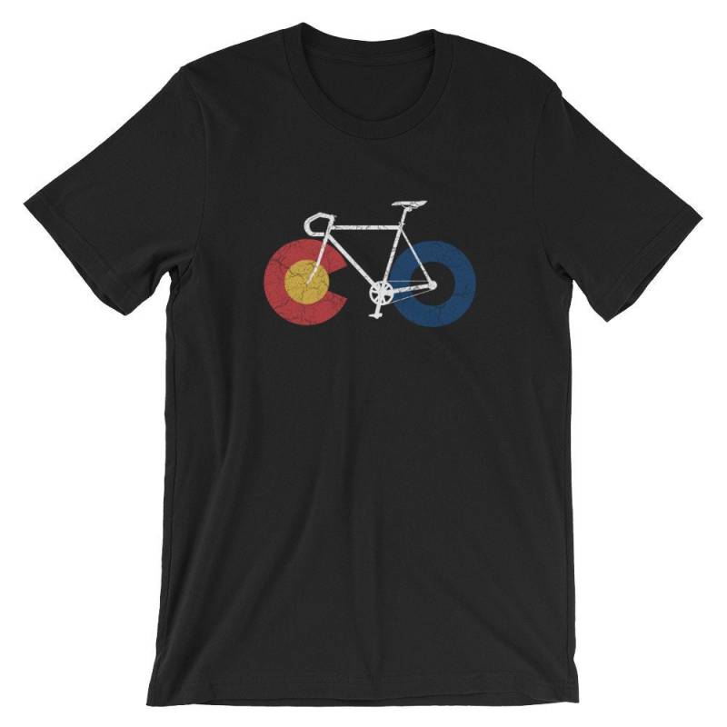 Ride Colorado Radfahren Tshirt - Rennrad, Colorado Radfahren, Fahrrad, Inspiriert Kurzarm Unisex T-Shirt von ENDUdesigns