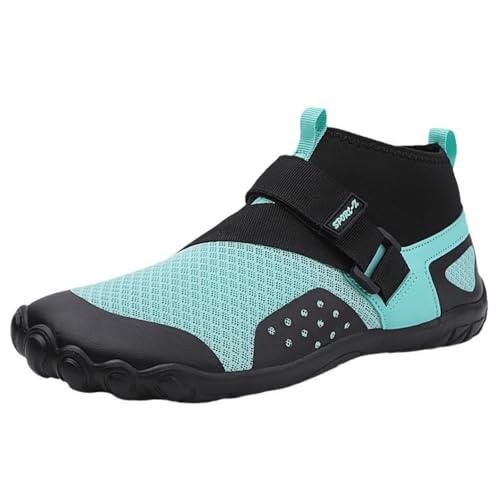ENEN Badeschuhe Damen Herren 36-42, Barfuss Schuhe Unisex Barfußschuhe Leicht Atmungsaktiv Wasserschuhe rutschfest Schnelltrocknend für Sommer Outdoor-Aktivitäten (41,8307 Schwarzblau) von ENEN
