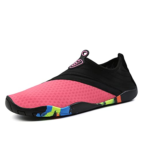 ENEN Unisex Badeschuhe Strandschuhe Wasserschuhe, Sommer Schnell Trocknend Aquaschuhe Schwimmschuhe Surfschuhe Leichte Barfussschuhe Aqua Schuhe für Damen Herren von ENEN