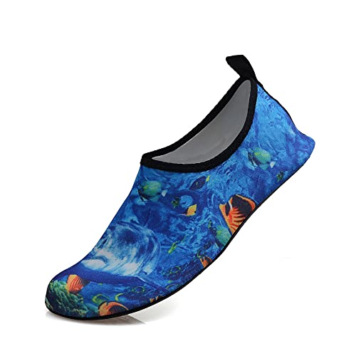 ENEN Unisex Badeschuhe Strandschuhe Wasserschuhe, Sommer Schnell Trocknend Aquaschuhe Schwimmschuhe Surfschuhe Leichte Barfussschuhe Aqua Schuhe für Damen Herren von ENEN