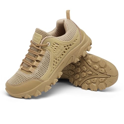 ENEN Wanderschuhe Herren Leicht, Trekkingschuhe Wasserdicht Herren Wanderschuhe Atmungsaktiv Sommer Bergschuhe rutschfeste Outdoor Wanderstiefel Unisex für Mountainbike von ENEN