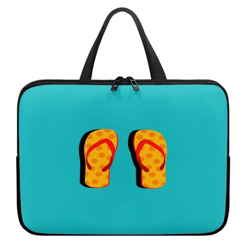 ENEN Wasserdicht Laptoptasche, 3D-Gedrucktes Muster Laptop Taschen Laptop Tasche Business Büro Arbeit Computertasche, Schlanke Notebook Tasche für Herren Frauen (Kompromiss,10’’) von ENEN