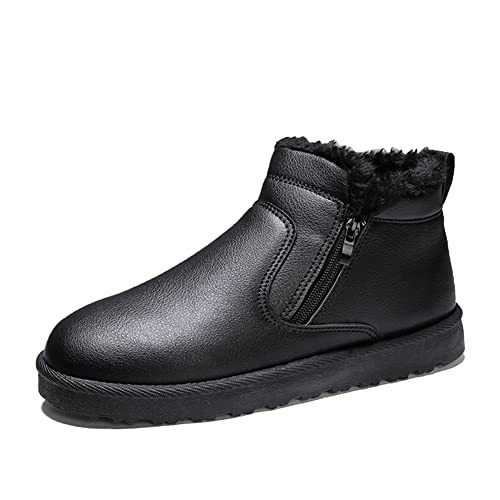 ENEN Winterschuhe Herren Wasserdicht Warme Gefüttert Schneestiefel Pelzfutter Rutschfest Winterstiefel Trekkingschuhe Wanderschuhe Winter Männer Baumwolle Boots Outdoor von ENEN