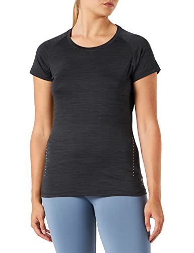 energetics Damen Eevi II T-Shirt, Melange/Black/Blackn, 38 von ENERGETICS