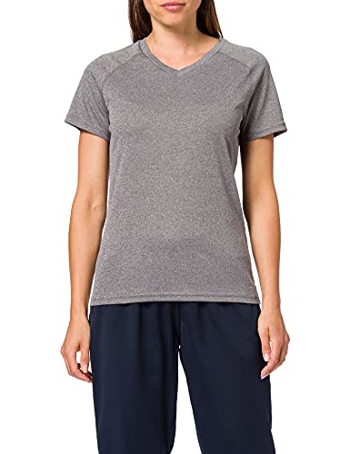 ENERGETICS Damen Natalja T-Shirt, Melange/Blacknight, 34 von ENERGETICS