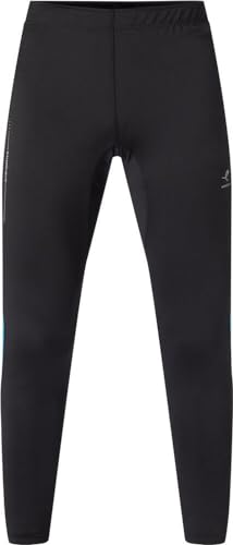 ENERGETICS Herren Perin Leggings, Black/Blue, S von ENERGETICS