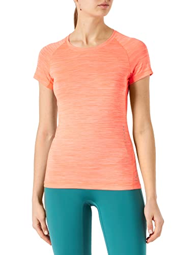 energetics Damen Eevi T-Shirts, 910 Melange/Red Ligh, 36 von ENERGETICS