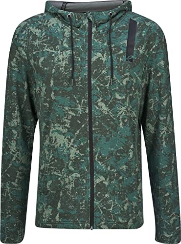 energetics Herren Fredo II Kapuzenpullover, Greendark/Melange/Ao, M von ENERGETICS