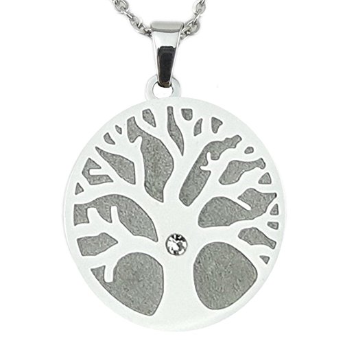 Baum des Lebens Magnet Kettenanhänger Tree of Life mit Swarovski Eiskristall Energetix 4you 2793 handgearbeitete Unikate inkl. Kette von ENERGETIX-4YOU