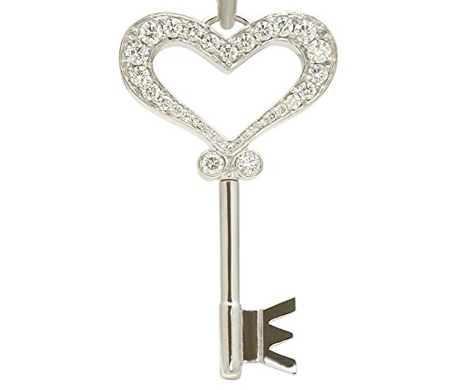 Key of Love Magnet Kettenanhänger Herz Schlüssel der Liebe verziert mit glitzernden Swarowski Kristallen Energetix 4you 1539 + Halskette 1640 von ENERGETIX-4YOU