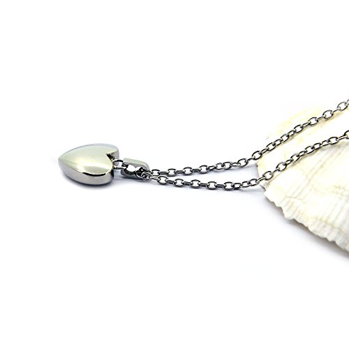 Power Herz Magnet Kettenanhänger Coracao Energetix 4you 5359 Coeur poliert glänzend mit Edelstahlkette und Schmuckpouch von ENERGETIX-4YOU