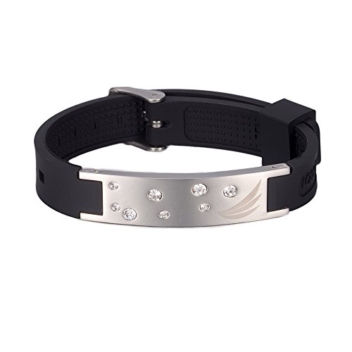 Pro Ion Slim Energetix 4you 2018 ENERGETIK for Life 3 Wings Ion Power Magnet Ionen Silikonarmband schwarz mit Swarovski Crystal Elements Pro Ion Slim Energetix 4you 2018 ENERGETIK for Life 3 Wings Ion Power Magnet Ionen Silikonarmband schwarz mit Swarovski Crystal Elements von ENERGETIX-4YOU