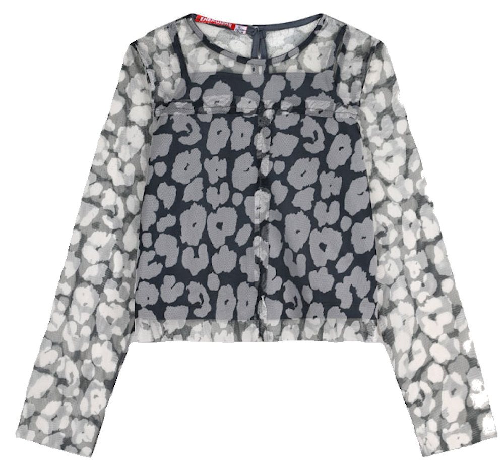 ENERGIERS Spitzenshirt ENERGIERS Bluse Langarm Spitzenshirt anthrazit ENERGIERS Spitzenshirt ENERGIERS Bluse Langarm Spitzenshirt anthrazit von ENERGIERS