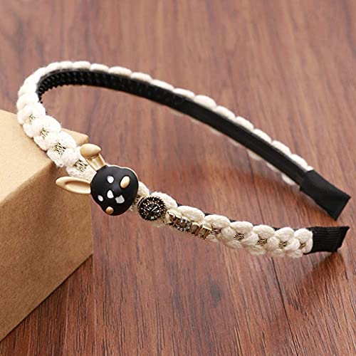 Stilvolle Haarzubehör for Frauen Mädchen, Hochzeitshaarstück Vintage Hair Accessoire, Stirnband weibliche süße kleine Mädchen Haarband Kinder Haarnadel koreanische Version der wilden Studenten ohne Sc von ENESEA