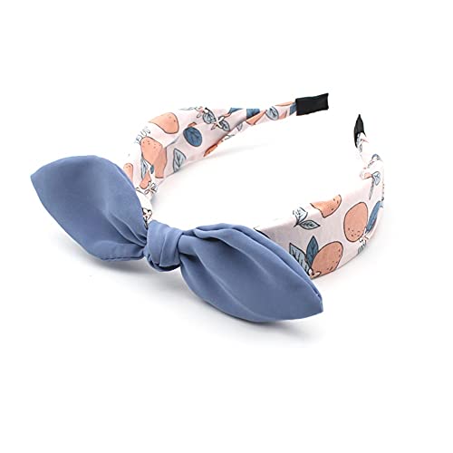 Stilvolle Haarzubehör for Frauen Mädchen, Hochzeitshaarstück Vintage Hair Accessoire, koreanische Kinderstirnbandprinzessin Wildton Bogen Haarnadel Hit Color Non-Slip Stirnband Girl Tide (Farbe: Grün) von ENESEA