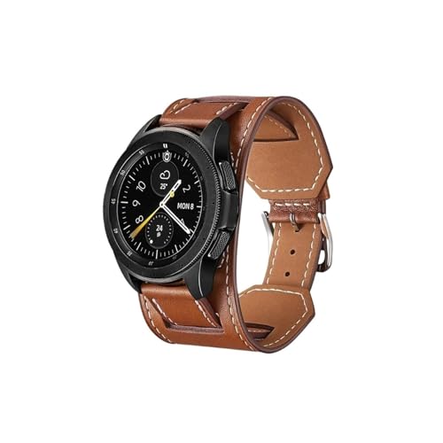 20mm 22mm Leder Gürtel strap for Huawei Uhr GT4 3 2 2e/4 3Pro Armband for amazfit(Brown,For Huawei Watch 4 4 Pro) von ENFYUSTR