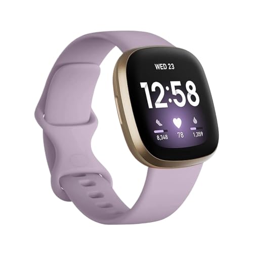 ENFYUSTR Sport-Silikonarmband for Fitbit Versa 4 3 Sense 2 Band(Lavender,FOR FITBIT VERSA 4_S (5.5-6.7INCH)) von ENFYUSTR
