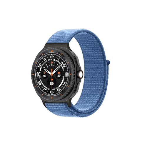 Nylon-Sportuhrenarmbänder for Samsung Galaxy Watch 8 Classic 40 mm 44 mm(A7 Deep Blue,For Galaxy watch 8 40mm) von ENFYUSTR