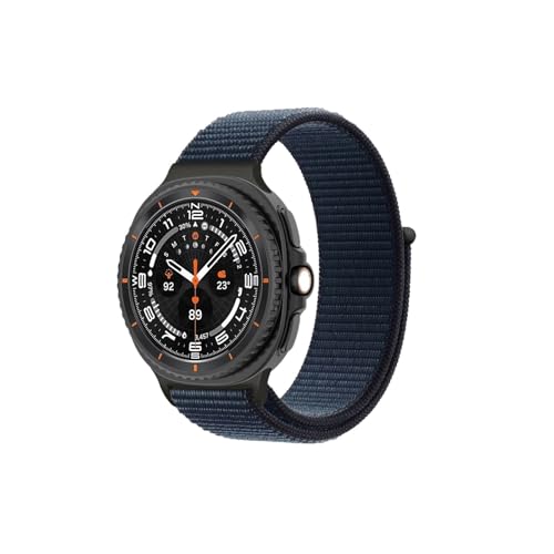 Nylon-Sportuhrenarmbänder for Samsung Galaxy Watch 8 Classic 40 mm 44 mm(Midnight,For 8 classic 46mm) von ENFYUSTR