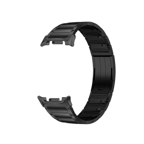 Quick Link Armband Edelstahlarmband passend for Samsung Galaxy 8/ 8Classic / Watch Ultra 2025(Black Style 2,For Galaxy Ultra 47mm) von ENFYUSTR