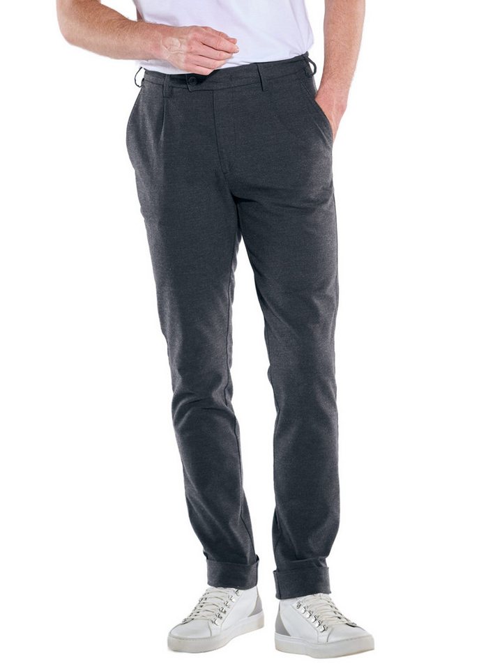 ENGBERS GERMANY 5-Pocket-Hose ENGBERS GERMANY Herren Hose in innovativer Wolloptik, Dunkelgrau von ENGBERS GERMANY