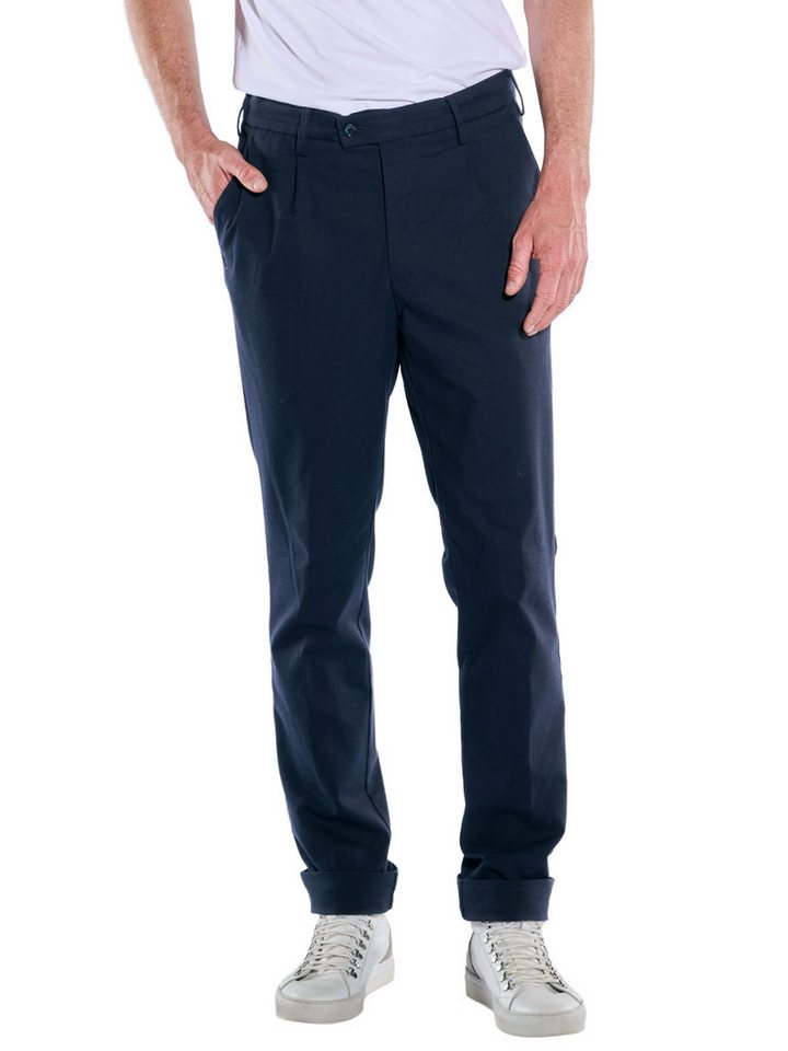 ENGBERS GERMANY 5-Pocket-Hose ENGBERS GERMANY Herren Hose in innovativer Wolloptik, Saphirblau von ENGBERS GERMANY