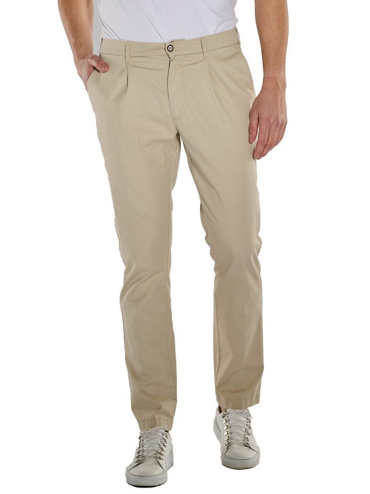 ENGBERS GERMANY Chinohose ENGBERS GERMANY Herren Chino aus flexiblem Warenmaterial, Beige von ENGBERS GERMANY