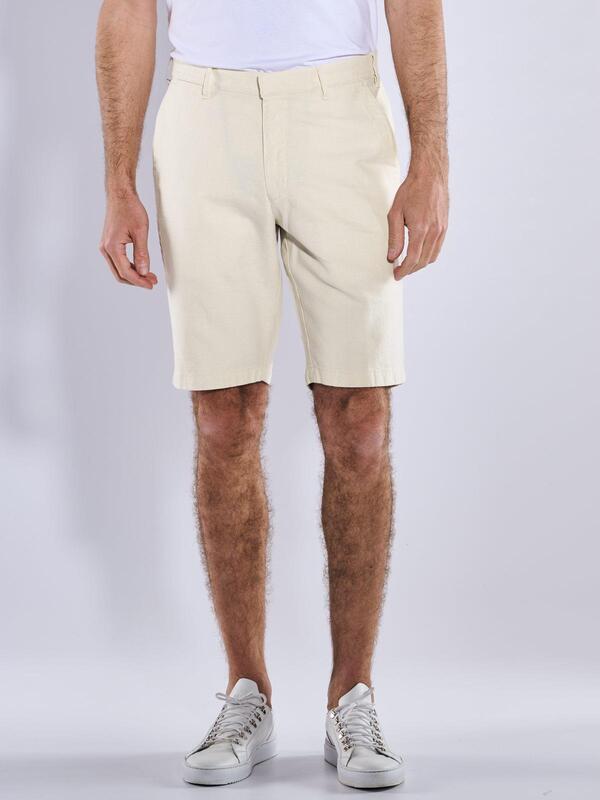 ENGBERS GERMANY Herren Bermuda beige regular uni von ENGBERS GERMANY
