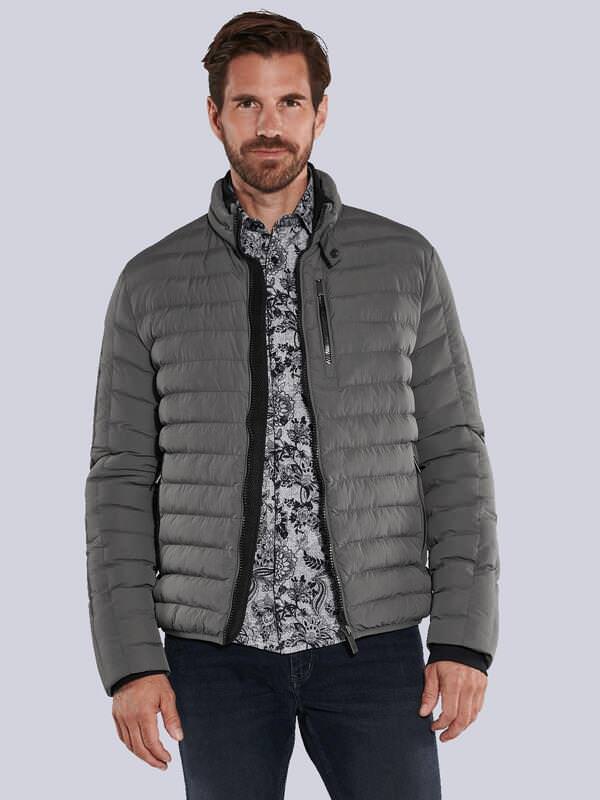 ENGBERS GERMANY Herren Jacke mit Sorona Füllung Grau regular uni von ENGBERS GERMANY