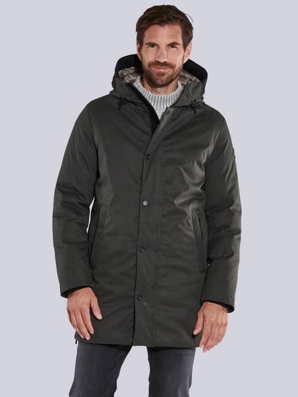 ENGBERS GERMANY Herren Parka mit Soronafüllung Grün regular uni von ENGBERS GERMANY