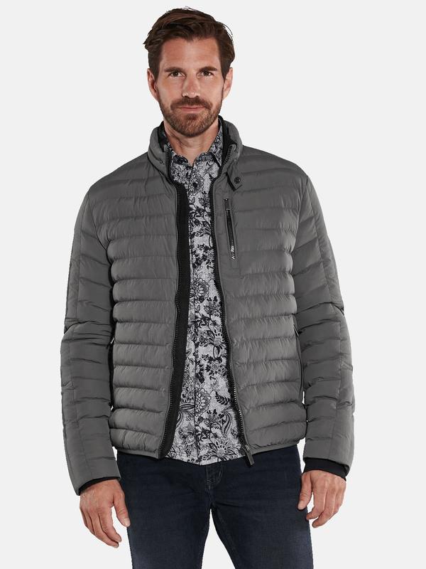 ENGBERS GERMANY Herren Jacke mit Sorona Füllung grau regular uni von ENGBERS GERMANY