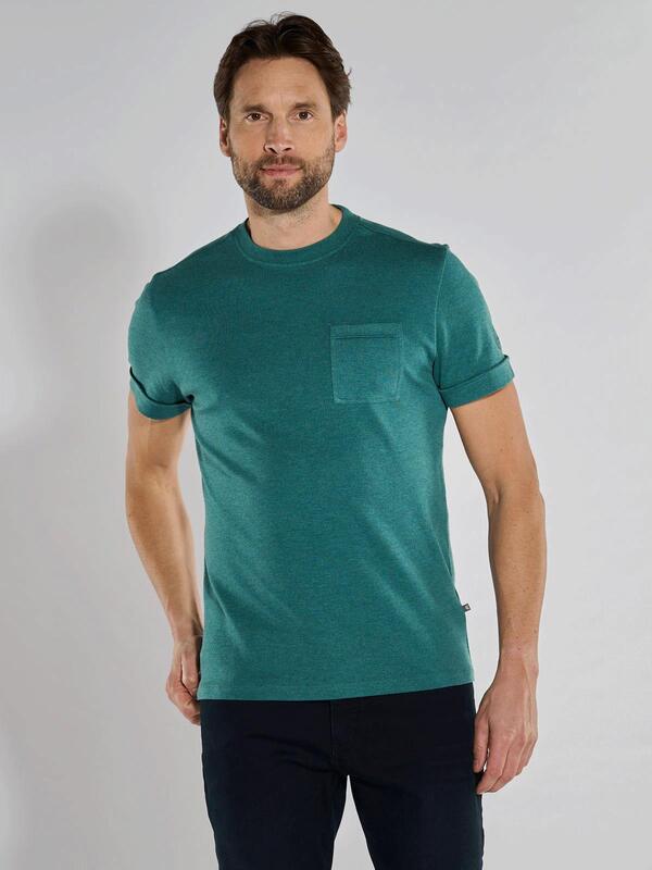 ENGBERS GERMANY Herren T-Shirt edel glänzend durch spezielles Garn Türkis regular uni Rundhals ENGBERS GERMANY Herren T-Shirt edel glänzend durch spezielles Garn Türkis regular uni Rundhals von ENGBERS GERMANY