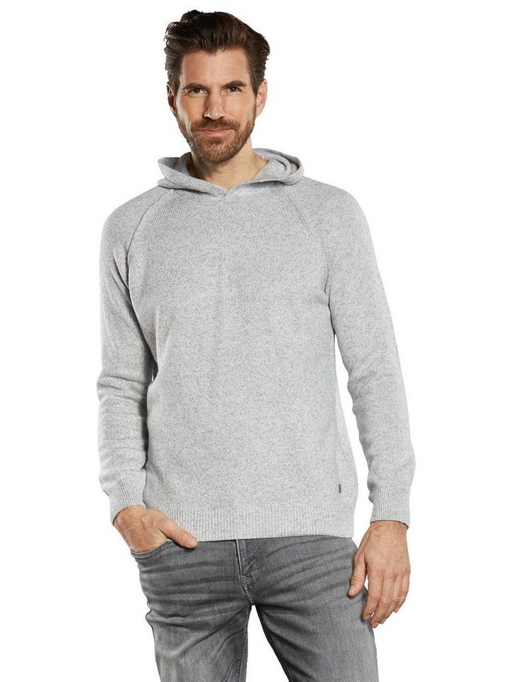 ENGBERS GERMANY Kapuzenpullover ENGBERS GERMANY Herren Pullover mit Kaschmir-Anteil, Silbergrau von ENGBERS GERMANY