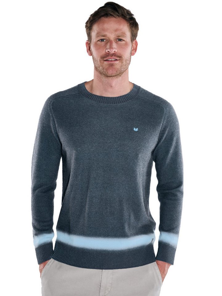 ENGBERS GERMANY Rundhalspullover ENGBERS GERMANY Herren Pullover aus Merinowolle, Saphirblau von ENGBERS GERMANY